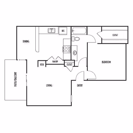 Unit 27-P-2708 27-P-2708 floor plan